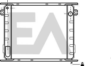 EACLIMA 31R30007 - Radiator, engine cooling car-mod.net