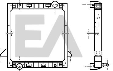 EACLIMA 31R30018 - Radiator, engine cooling car-mod.net