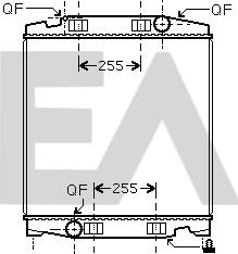 EACLIMA 31R30034 - Radiator, engine cooling car-mod.net