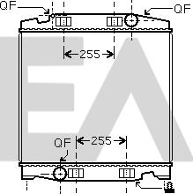 EACLIMA 31R30031 - Radiator, engine cooling car-mod.net