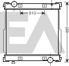 EACLIMA 31R30037 - Radiator, engine cooling car-mod.net