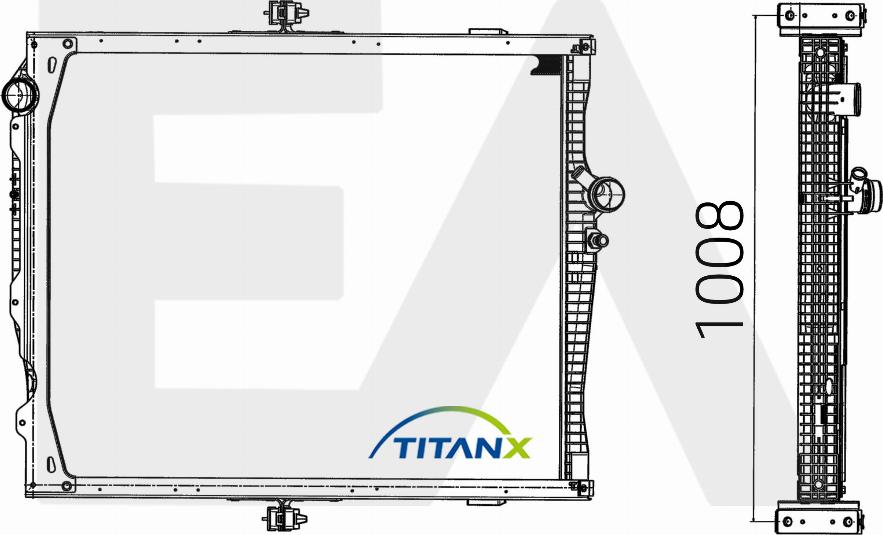 EACLIMA 31R76018T - Radiator, engine cooling car-mod.net
