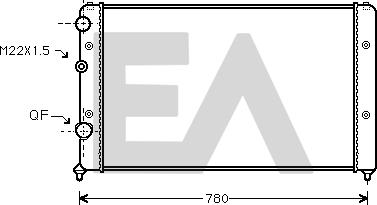 EACLIMA 31R77088 - Radiator, engine cooling car-mod.net