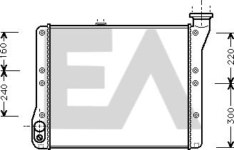EACLIMA 31R77025 - Radiator, engine cooling car-mod.net