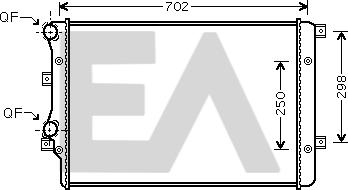 EACLIMA 31R77108 - Radiator, engine cooling car-mod.net