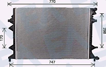 EACLIMA 31R77138 - Radiator, engine cooling car-mod.net