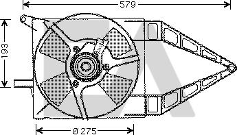 EACLIMA 33V54003 - Fan, radiator car-mod.net