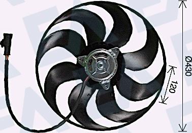 EACLIMA 33V55029 - Fan, radiator car-mod.net