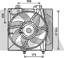 EACLIMA 33V55021 - Fan, radiator car-mod.net