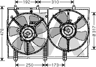 EACLIMA 33V51022 - Fan, radiator car-mod.net