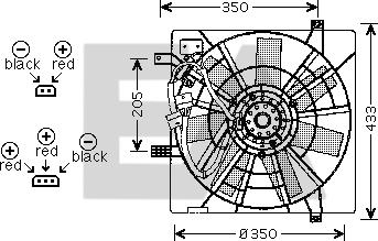 EACLIMA 33V62001 - Fan, radiator car-mod.net
