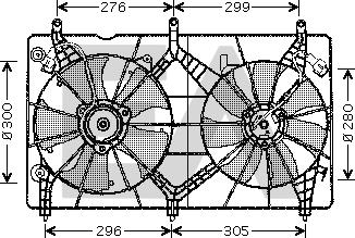 EACLIMA 33V26017 - Fan, radiator car-mod.net