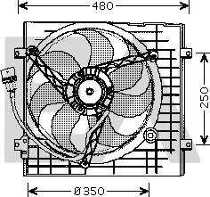 EACLIMA 33V77004 - Fan, radiator car-mod.net