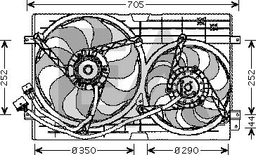 EACLIMA 33V77006 - Fan, radiator car-mod.net
