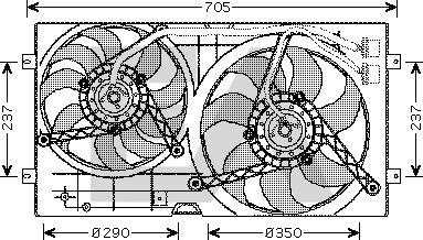 EACLIMA 33V77001 - Fan, radiator car-mod.net