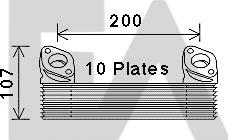 EACLIMA 37G47004 - Oil Cooler, engine oil car-mod.net