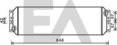 EACLIMA 37G47001 - Oil Cooler, engine oil car-mod.net