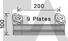 EACLIMA 37G47003 - Oil Cooler, engine oil car-mod.net