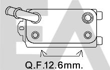 EACLIMA 37G78008 - Oil Cooler, engine oil car-mod.net