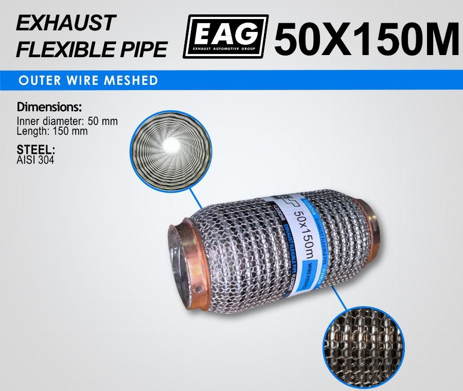 EAG 50X150M - Flex Hose, exhaust system car-mod.net