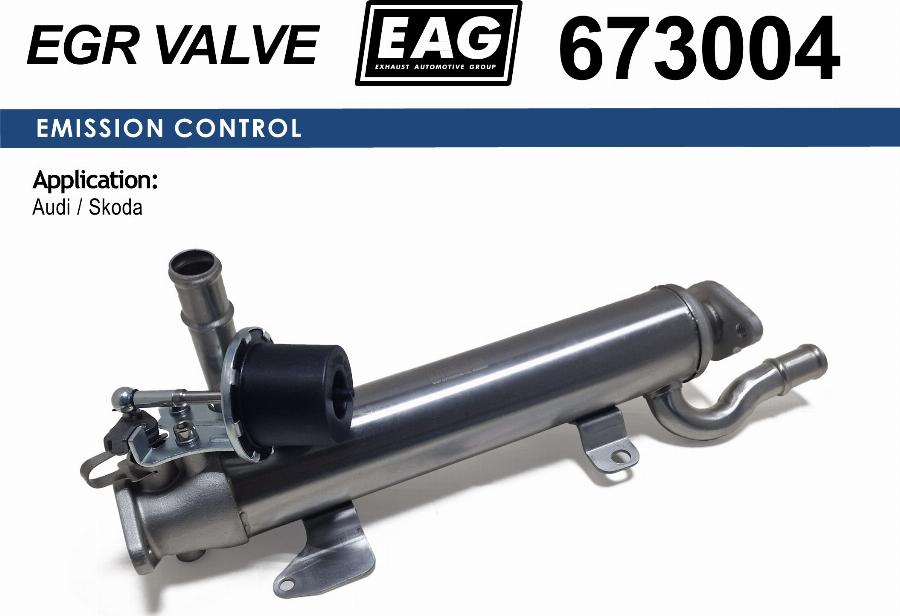 EAG 673004 - Cooler, exhaust gas recirculation car-mod.net