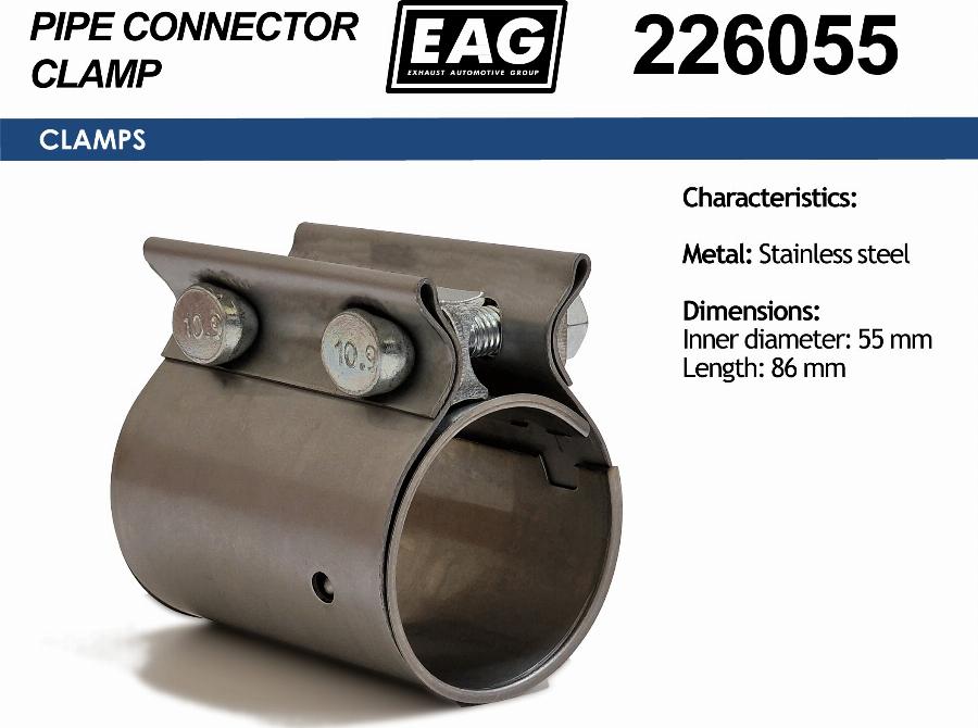 EAG 226055 - Pipe Connector, exhaust system car-mod.net