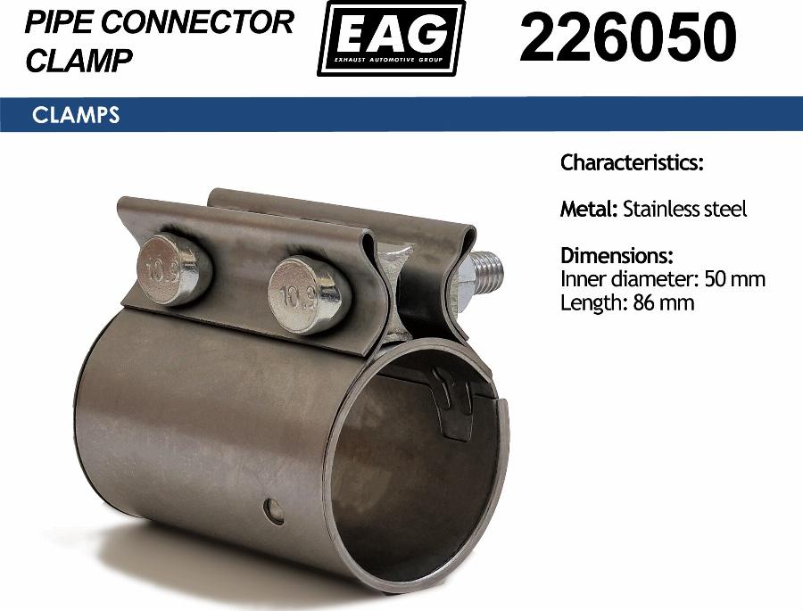 EAG 226050 - Pipe Connector, exhaust system car-mod.net