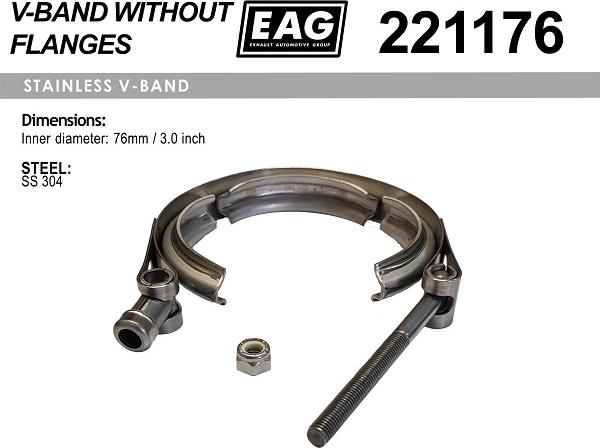 EAG 221176 - Pipe Connector, exhaust system car-mod.net