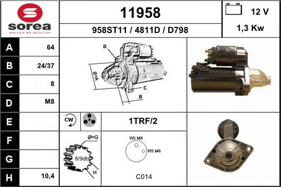 EAI 11958 - Starter car-mod.net