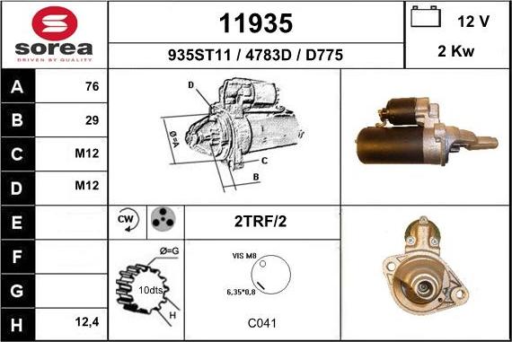 EAI 11935 - Starter car-mod.net