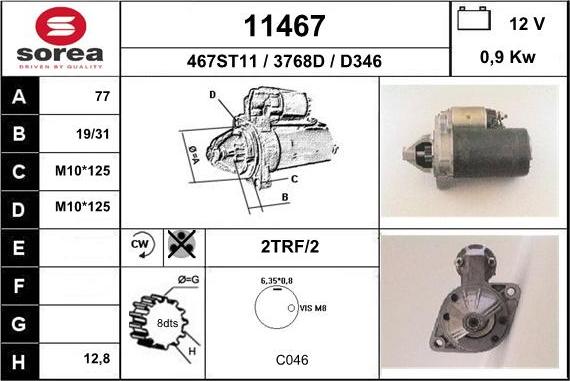 EAI 11467 - Starter car-mod.net