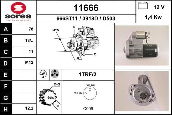 EAI 11666 - Starter car-mod.net