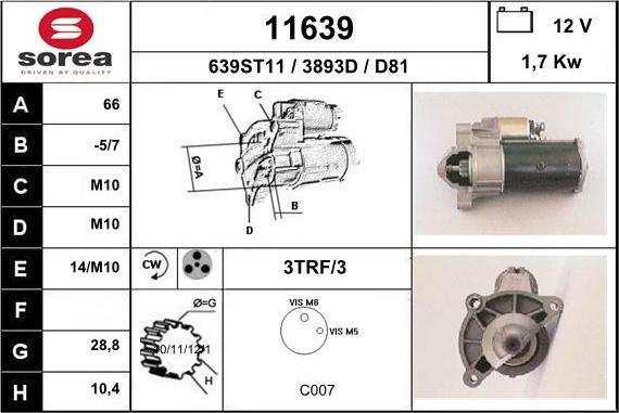 EAI 11639 - Starter car-mod.net