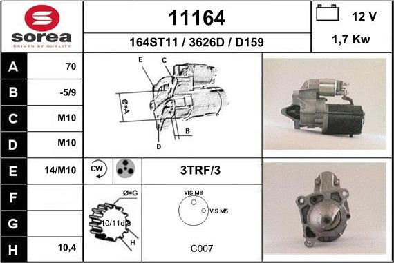 EAI 11164 - Starter car-mod.net