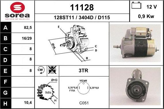 EAI 11128 - Starter car-mod.net