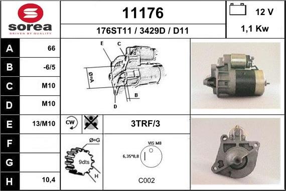 EAI 11176 - Starter car-mod.net