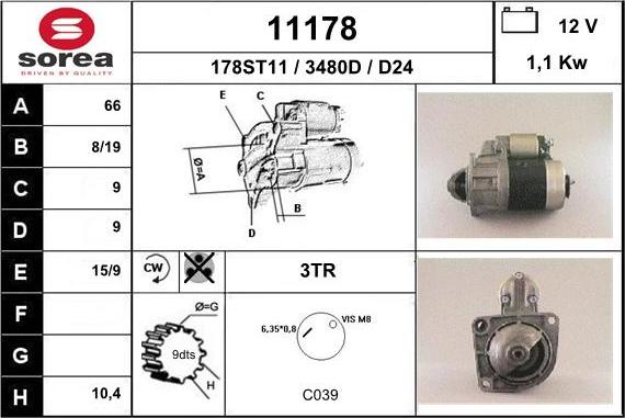 EAI 11178 - Starter car-mod.net
