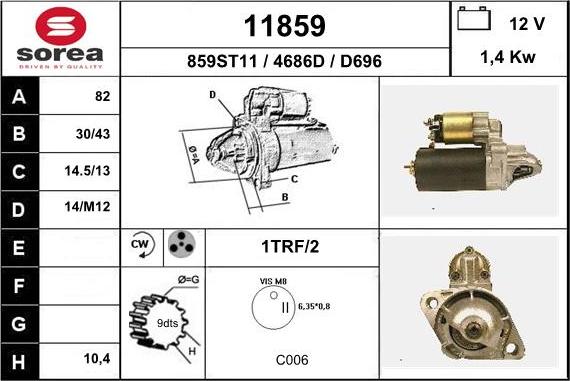 EAI 11859 - Starter car-mod.net
