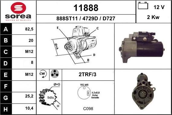 EAI 11888 - Starter car-mod.net