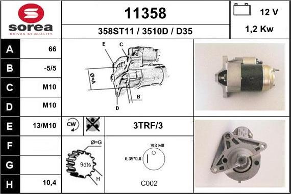 EAI 11358 - Starter car-mod.net