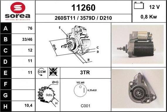 EAI 11260 - Starter car-mod.net