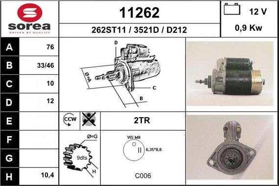 EAI 11262 - Starter car-mod.net
