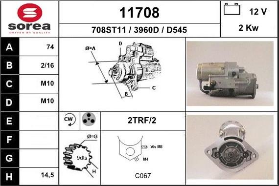 EAI 11708 - Starter car-mod.net