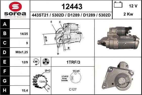 EAI 12443 - Starter car-mod.net