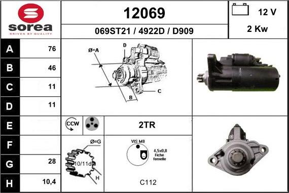 EAI 12069 - Starter car-mod.net