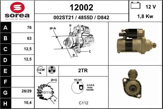 EAI 12002 - Starter car-mod.net