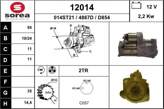 EAI 12014 - Starter car-mod.net