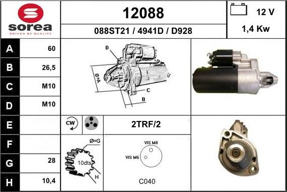 EAI 12088 - Starter car-mod.net