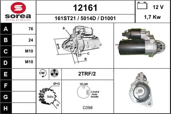 EAI 12161 - Starter car-mod.net
