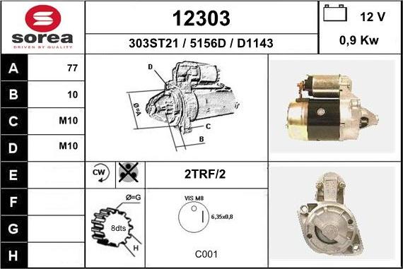EAI 12303 - Starter car-mod.net